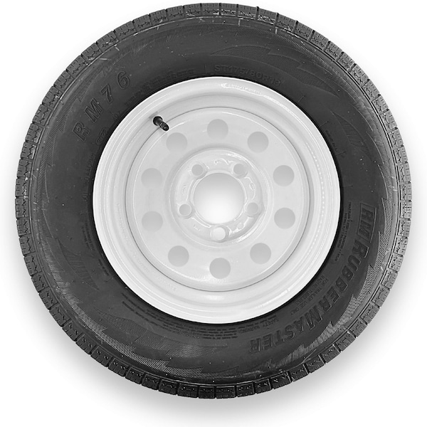 Rubbermaster - Steel Master Rubbermaster ST175/80R13 6 Ply Highway Rib Tire and 5 on 4.5 Modular Wheel Assembly 599527 - main